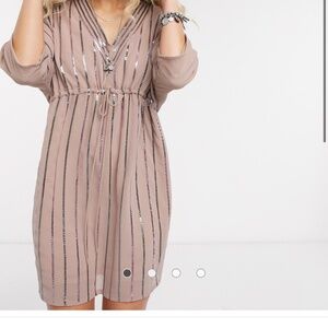 En Crème kimono sleeve dress